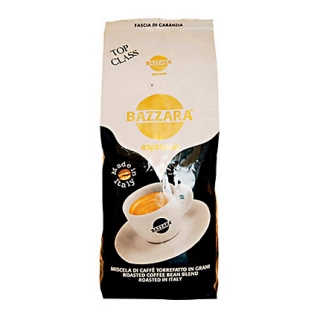 Bazzara Top Class (Бадзара Топ Класс), кофе в зернах (1кг), вакуумная упаковка и кофемашина с автоматическим капучинатором, за мкад