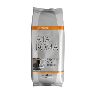 Alta Roma Arabica (Альта Рома Арабика), кофе в зернах (1кг), вакуумная упаковка и кофемашина с механическим капучинатором, за мкад