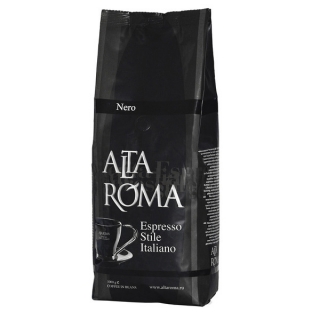 Alta Roma Nero (Альта Рома Неро), кофе в зернах (1кг), кофе в офис, вакуумная упаковка для 2группных кофемашин