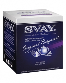 Чай Svay Original Bergamot (Оригинальный Бергамонт) Черный в саше (20саше по 2гр.)