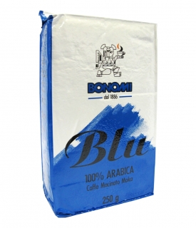 Bonomi Blu (Бономи Блю) кофе молотый (250г), вакуумная упаковка