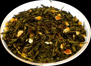 Чай зеленый HANSA TEA Японская липа, 500 г, фольгированный пакет, крупнолистовой зеленый ароматизированный чай