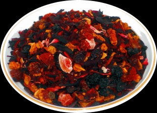 Чай фруктовый HANSA TEA Наглый Фрукт, 500 г, фольгированный пакет, крупнолистовой фруктовый чай, купить чай