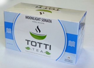 Чай травяной TOTTI Tea Moonlight Sonata (Лунная Соната) пакетированный в конвертах, 25 шт.