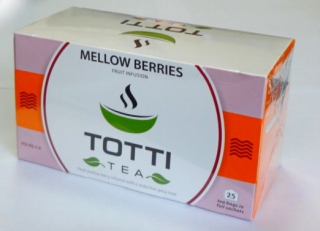 Чай фруктовый TOTTI Tea Mellow Berries (Сочные Ягоды) пакетированный в конвертах, 25 шт.