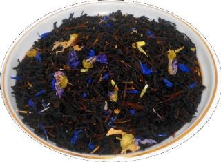 Чай черный HANSA TEA Эрл Грей голубой цветок, 500 г, фольгированный пакет, крупнолистовой  чай, купить чай