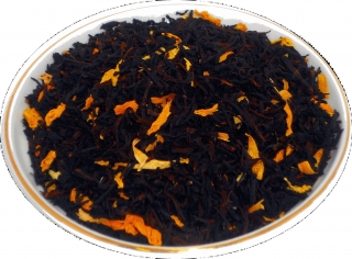 Чай черный HANSA TEA Айва с персиком, 500 г, фольгированный пакет, крупнолистовой ароматизированный чай, купить чай