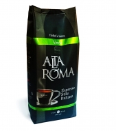 Кофе в зернах Alta Roma Verde (Альта Рома Верде) 1кг, вакуумная упаковка, доставка кофе в офис и кофемашина с автоматическим капучинатором, за мкад