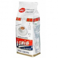 Ionia Gran Crema (Иония Гран Крема), кофе в зернах (1кг), вакуумная упаковка и кофемашина с автоматическим капучинатором