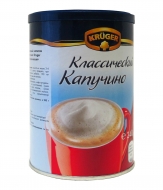 Растворимый напиток Kruger Classic Cappuccino (Крюгер Классический капучино) 240 г, туба из металлизированного картона