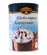 Растворимый напиток Kruger Chocolate Cappuccino (Крюгер Шоколадный капучино) 240 г, туба из металлизированного картона