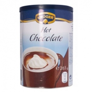 Растворимый напиток Krüger Hot Chocolate (Крюгер Горячий Шоколад) 265 г, туба из металлизированного картона